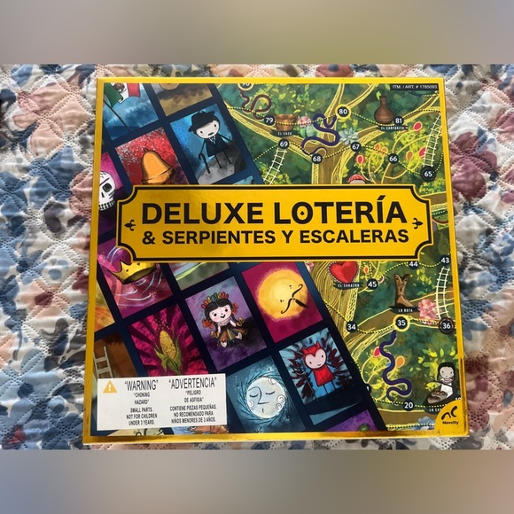 Deluxe Lotería & Serpientes y Escaleras Board Game - Picture 1 of 2
